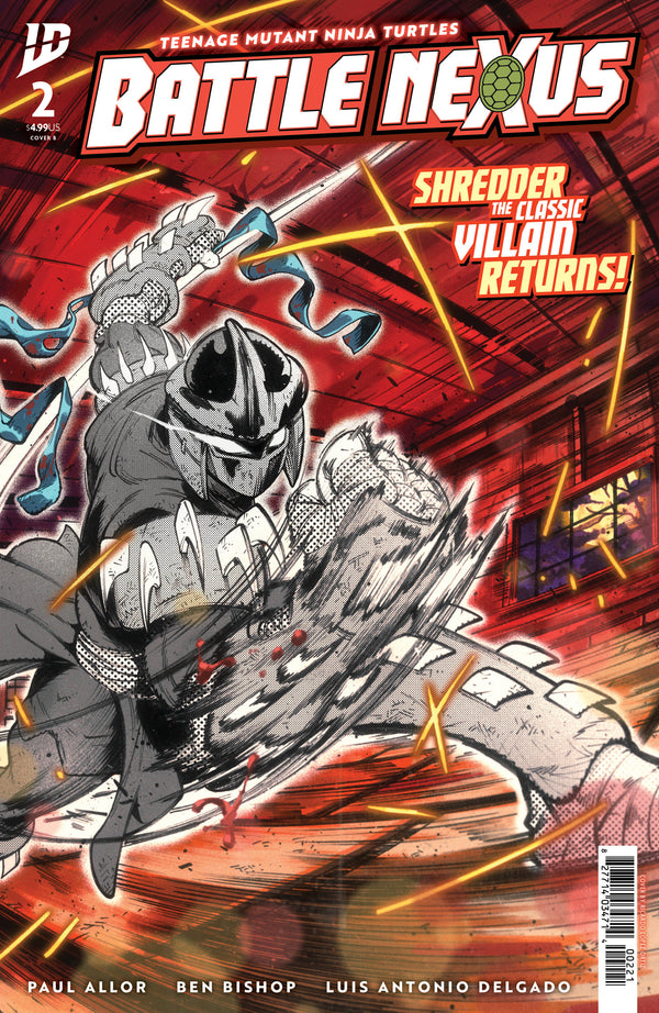 TEENAGE MUTANT NINJA TURTLES BATTLE NEXUS (2025) #2 CVR B ORTIZ