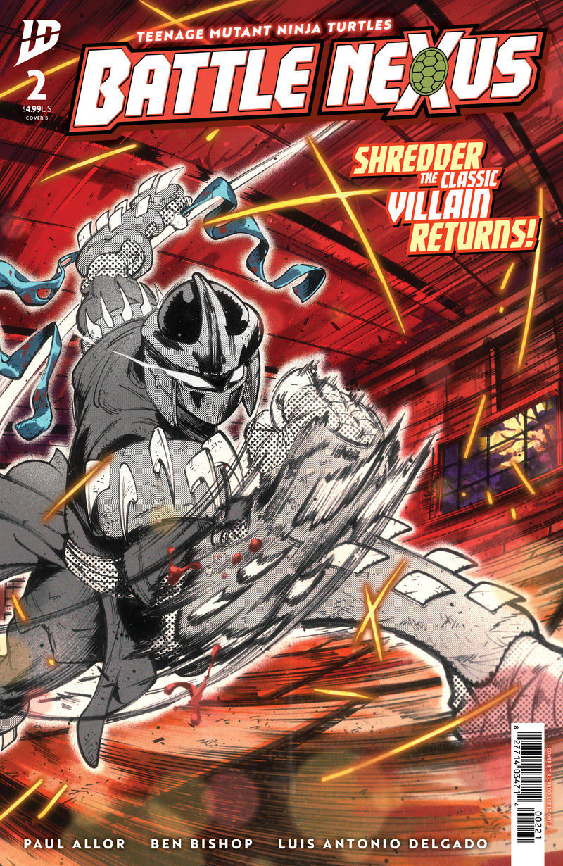 TEENAGE MUTANT NINJA TURTLES BATTLE NEXUS (2025) #2 CVR B ORTIZ