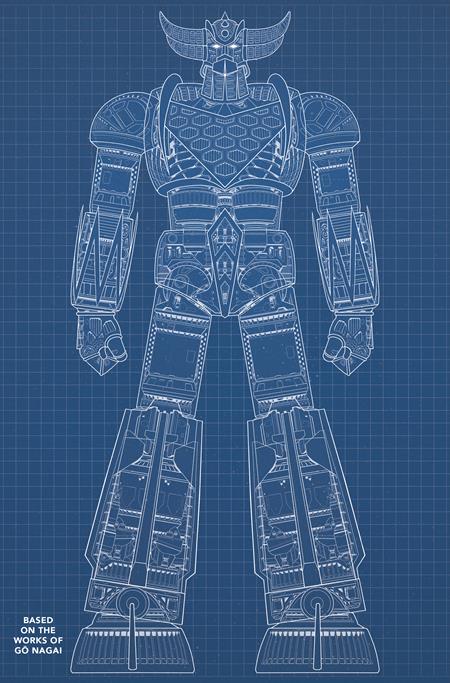UFO ROBOT GRENDIZER (2026) #1 CVR E BLUEPRINT DENIS BAJRAM & BRICE COSSU VAR