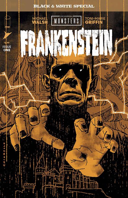UNIVERSAL MONSTERS FRANKENSTEIN BLACK & WHITE SPECIAL (2026) #1 CVR B MARK CHIARELLO