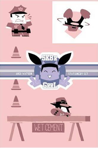 STATIONERY SET ANDI WATSON SK8R GRRRL