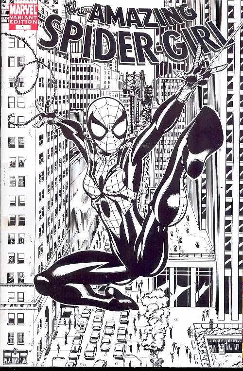 AMAZING SPIDER-GIRL #1 FRENZ SKETCH VAR