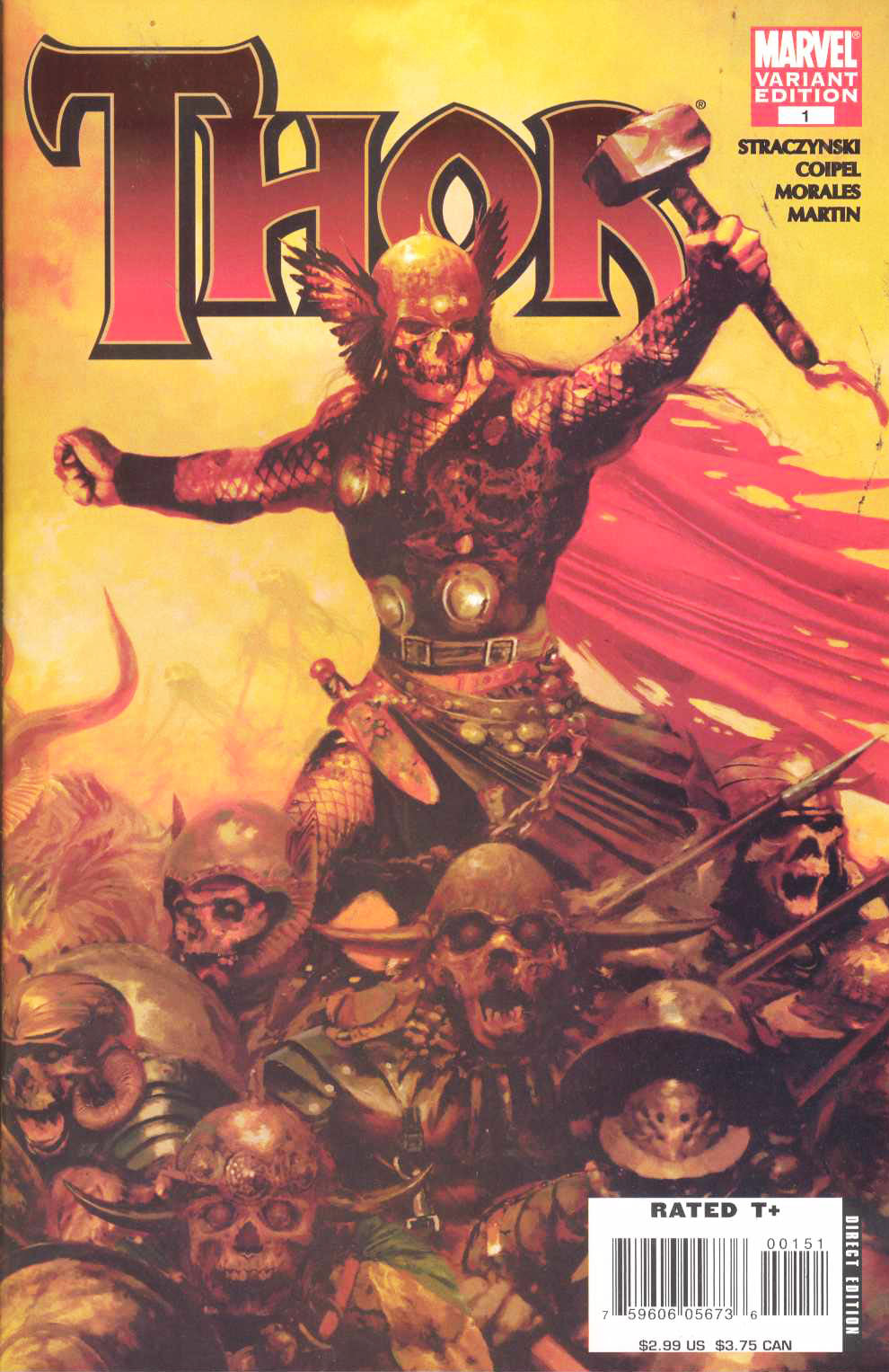 THOR VOL 3 #1 SUYDAM ZOMBIE VAR