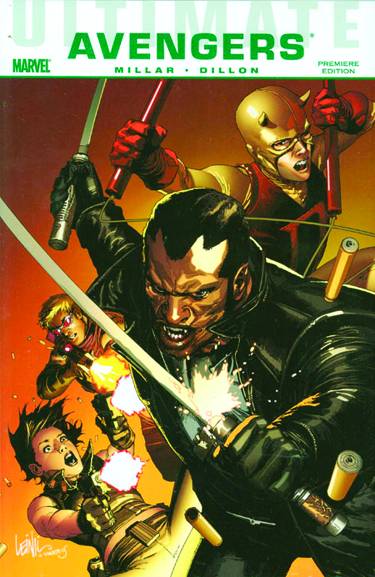 ULTIMATE COMICS AVENGERS PREM HC BLADE VS AVENGERS (OOP)