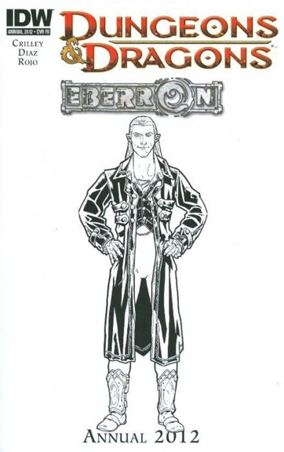 DUNGEONS & DRAGONS EBERRON ANNUAL 2012 #1 10 COPY INCV