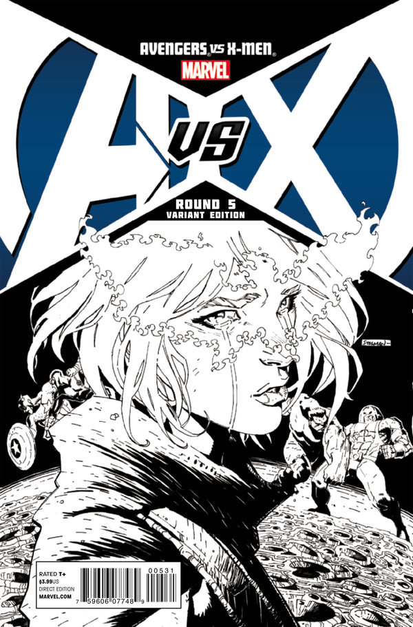 AVENGERS VS X-MEN #5 (2012) 200 COPY INCV STEGMAN SKETCH VAR AVX