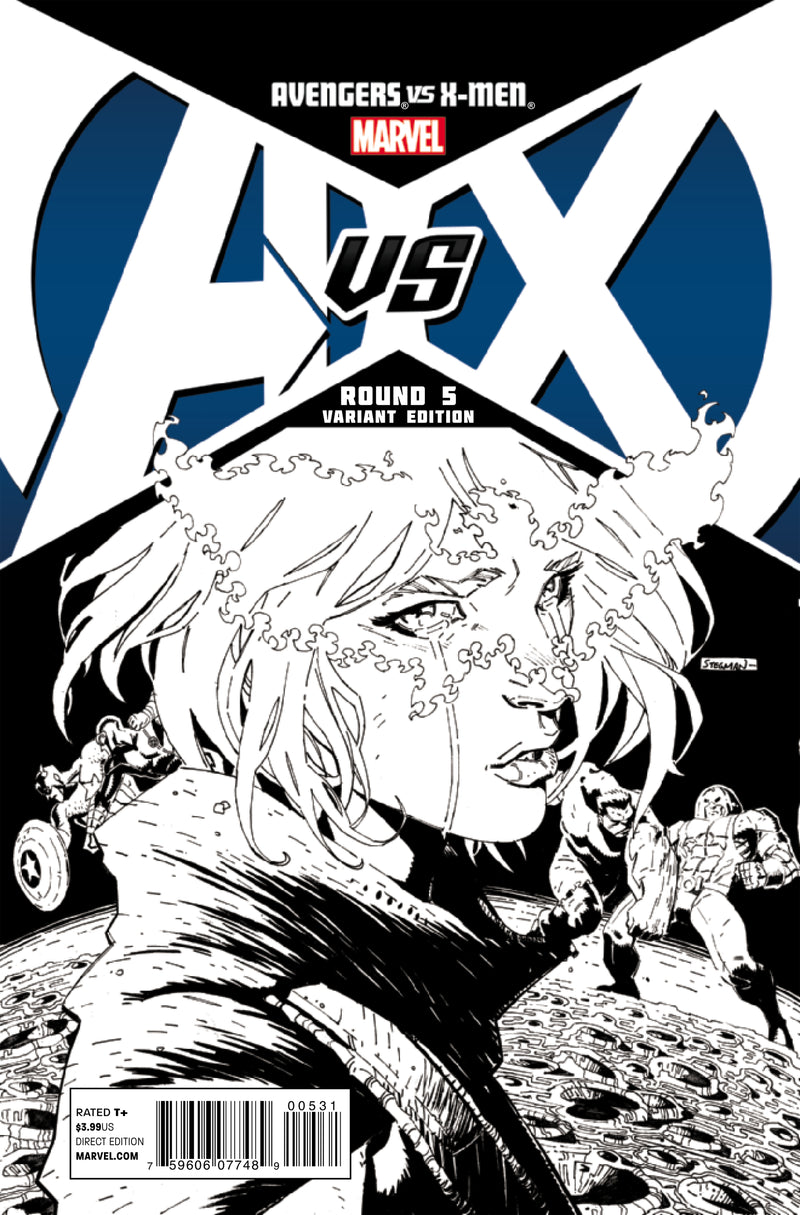 AVENGERS VS X-MEN #5 (2012) 200 COPY INCV STEGMAN SKETCH VAR AVX