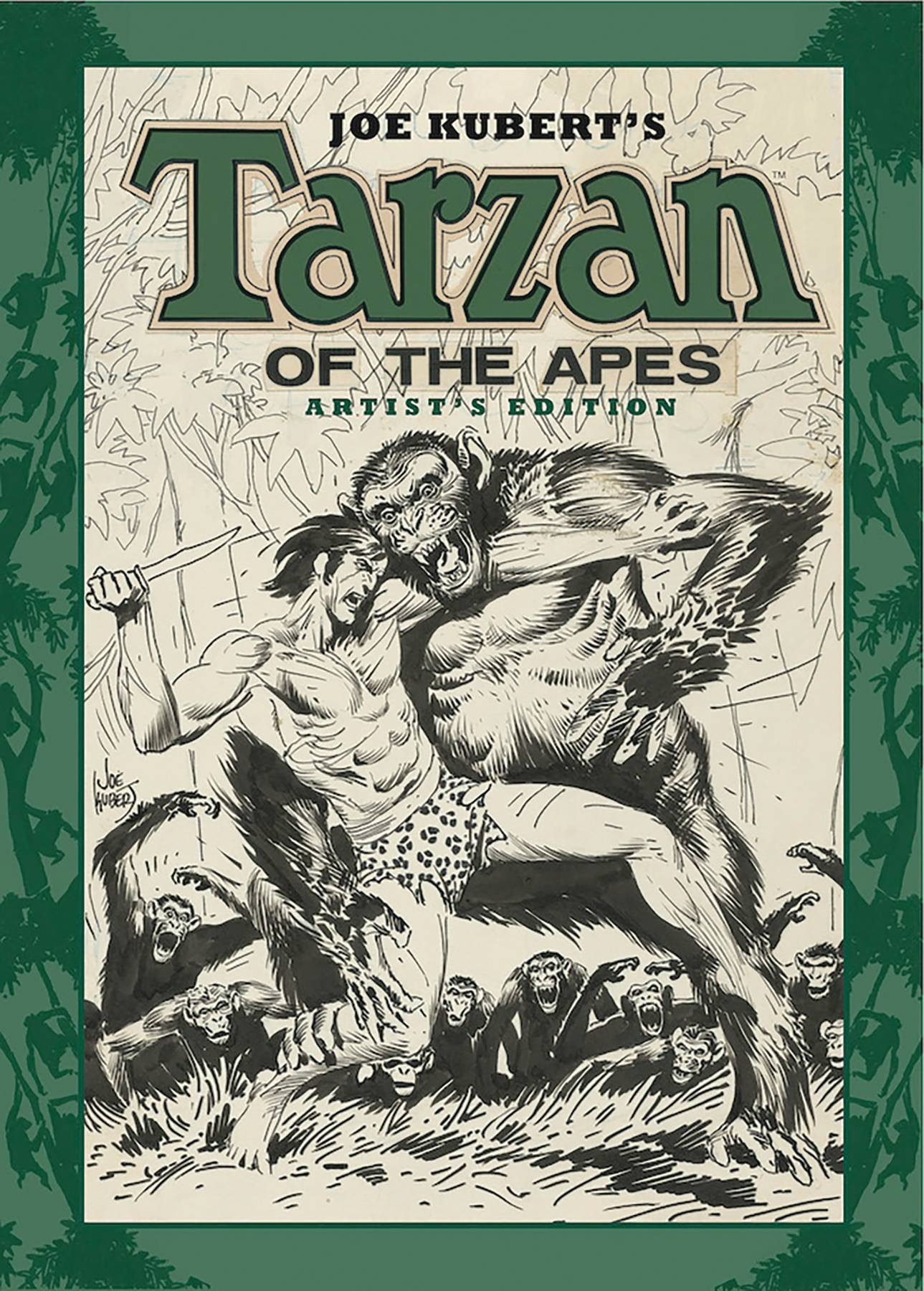 JOE KUBERT TARZAN OF THE APES ARTIST ED HC