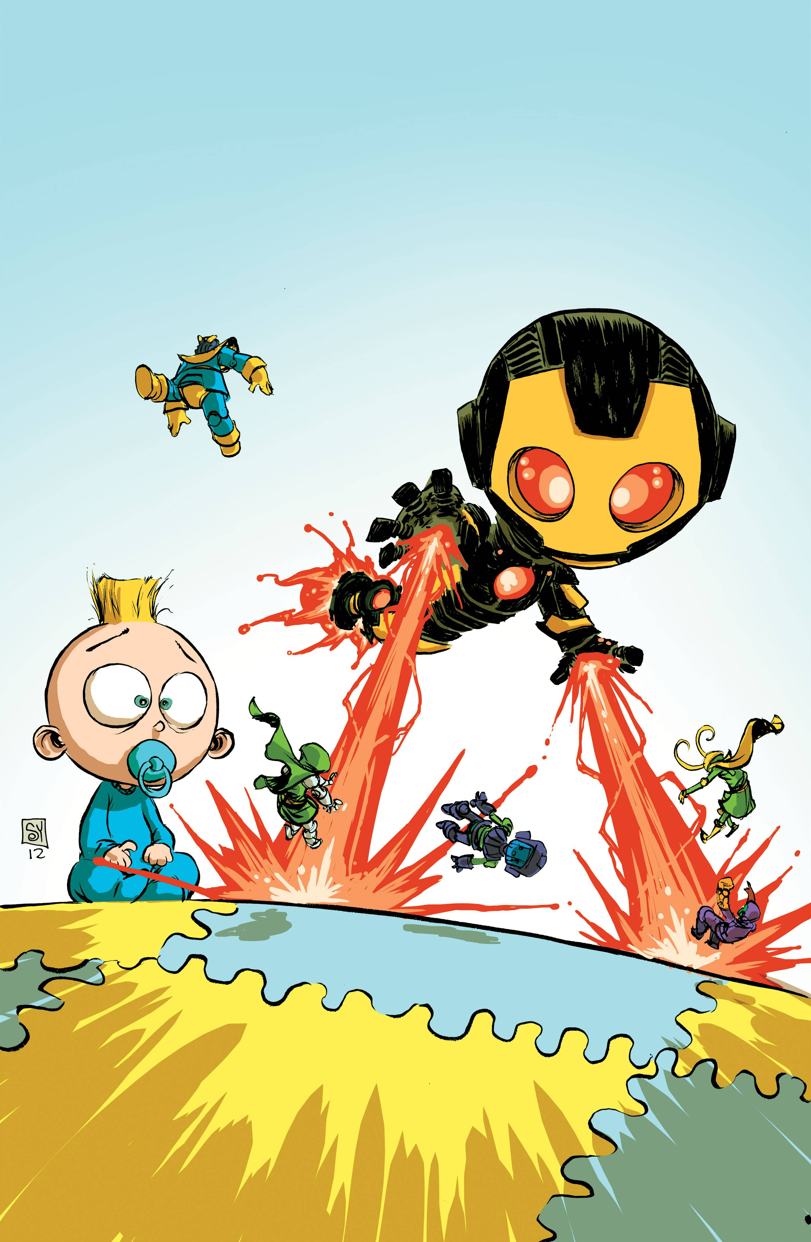 IRON MAN VOL 5 #1 YOUNG VAR NOW