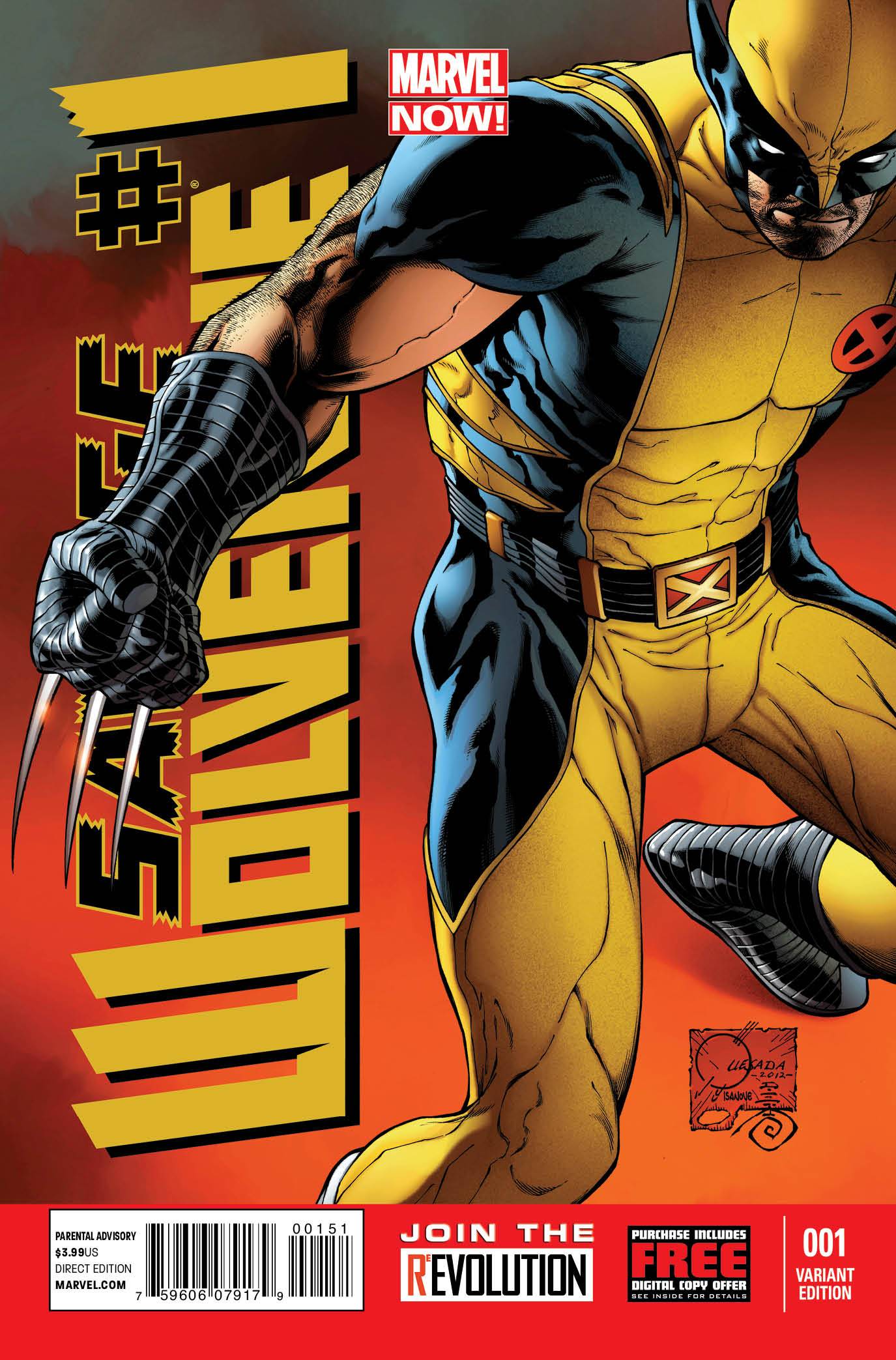 SAVAGE WOLVERINE #1 QUESADA VAR NOW