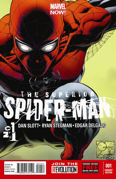 SUPERIOR SPIDER-MAN #1 100 COPY INCV QUESADA VAR NOW