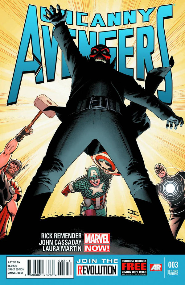 UNCANNY AVENGERS #3 2ND PTG CASSADAY VAR NOW