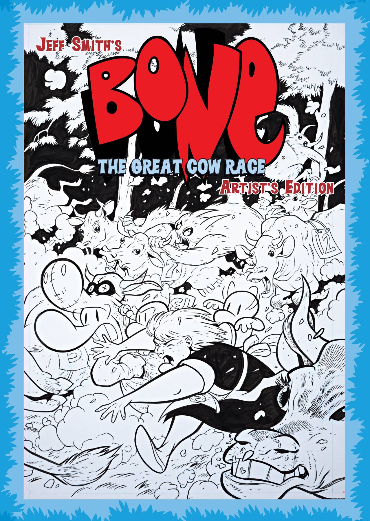 JEFF SMITH BONE GREAT COW RACE ARTIST ED HC