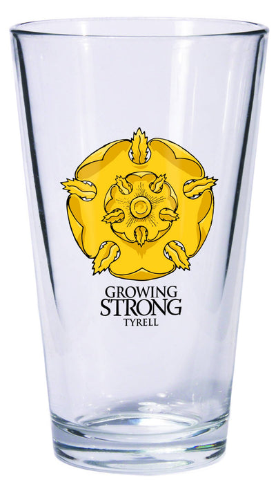 GAME OF THRONES PINT GLASS TYRELL