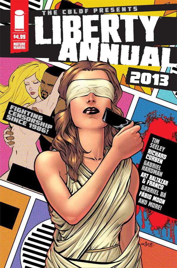 LIBERTY COMICS A CBLDF BENEFIT BOOK #6 CVR A MARQUEZ