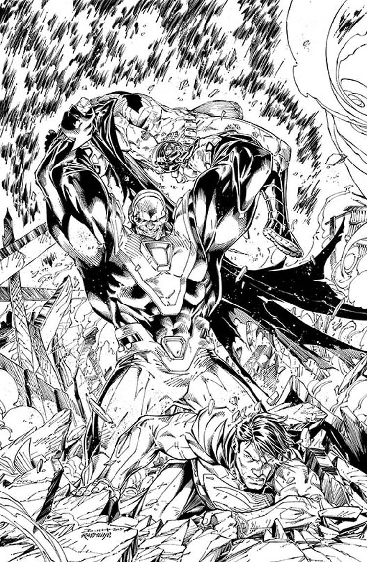 BATMAN SUPERMAN #6 BLACK & WHITE VAR ED