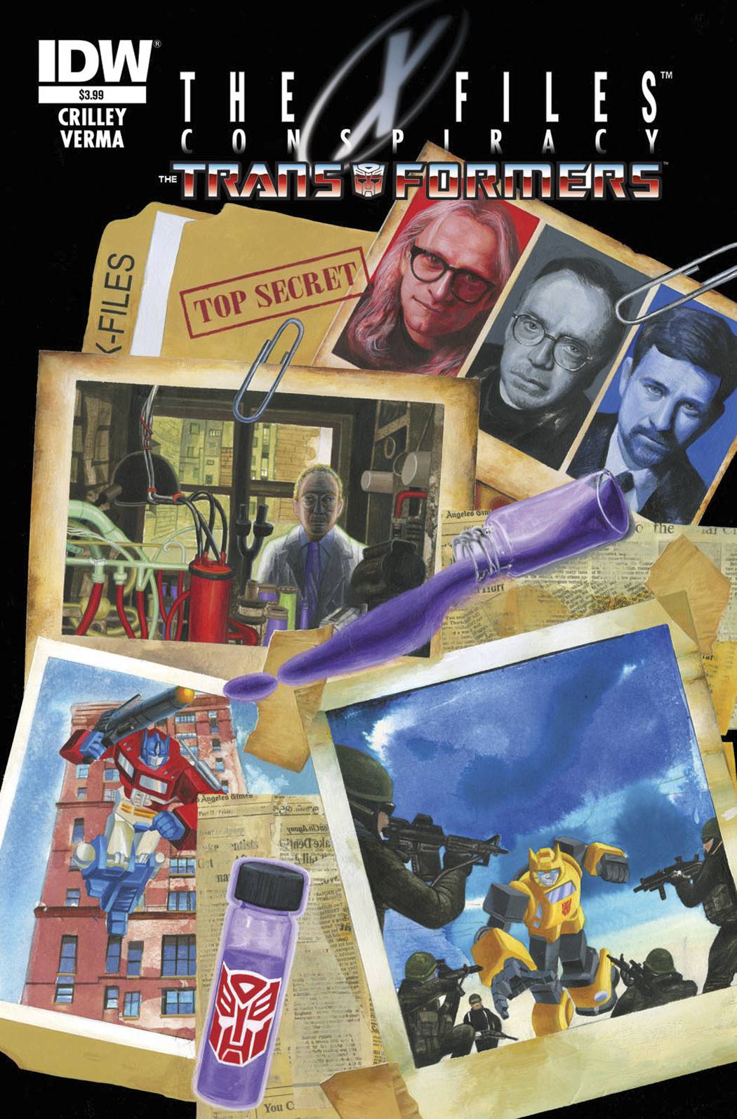 X-FILES CONSPIRACY TRANSFORMERS (2014) #1 (FN/VF)
