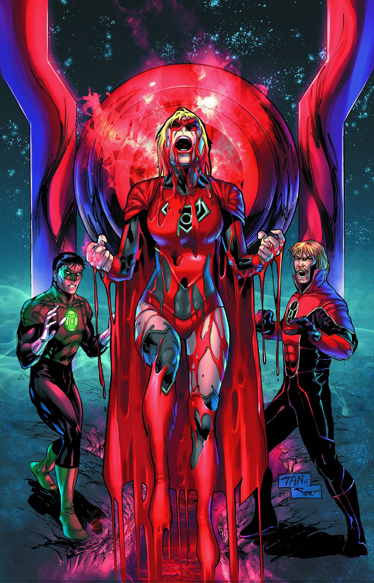 GREEN LANTERN RED LANTERNS #28 (1ST APP. RED LANTERN SUPERGIRL)