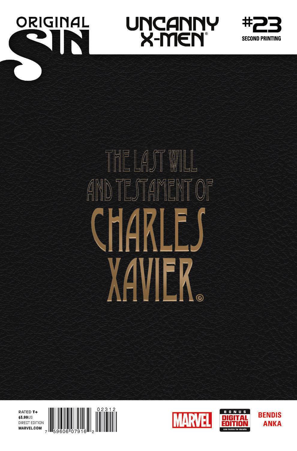 UNCANNY X-MEN VOL 3 #23 2ND PTG BACHALO VAR SIN