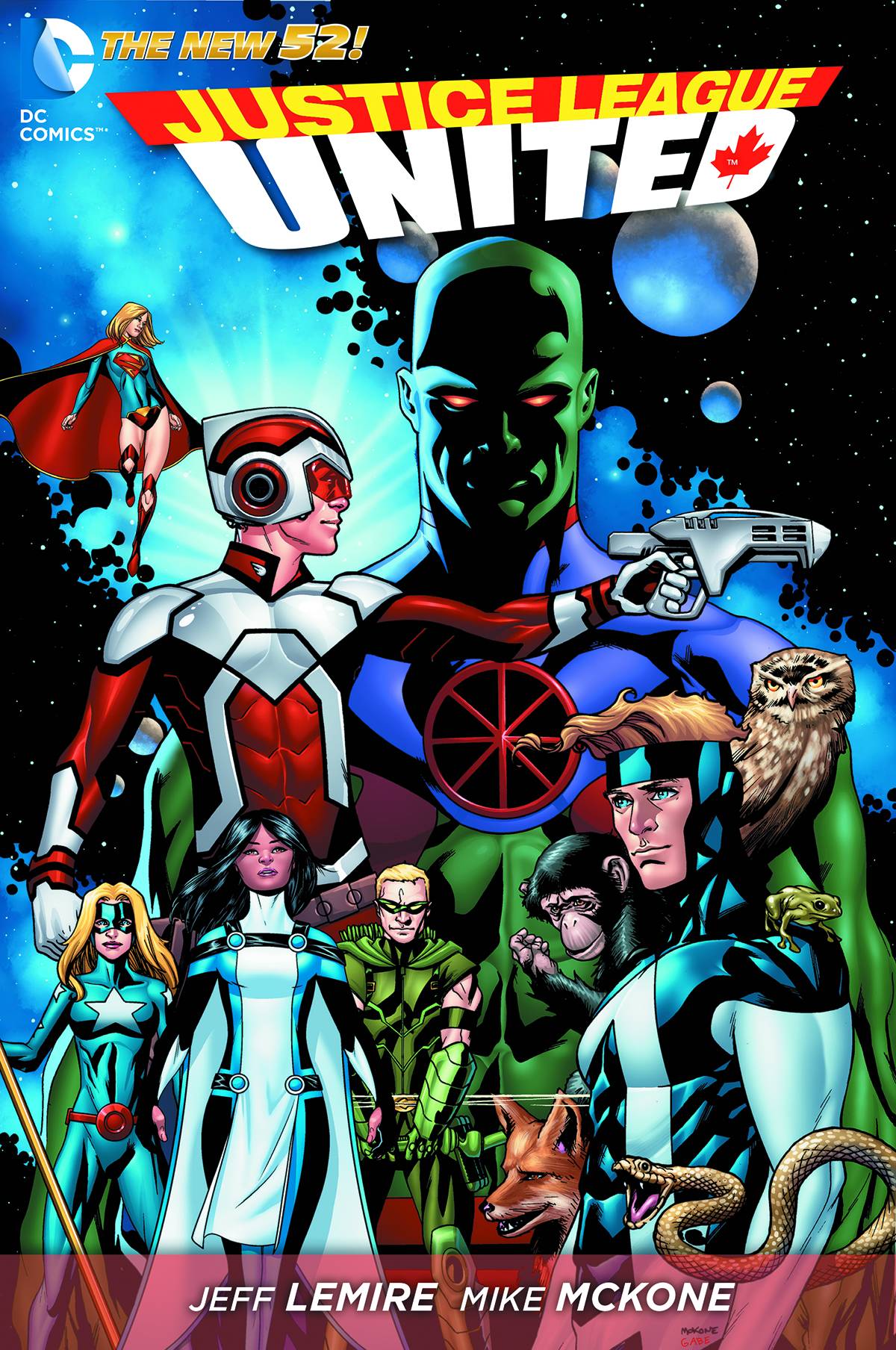 JUSTICE LEAGUE UNITED HC VOL 01 JUSTICE LEAGUE CANADA (N52)