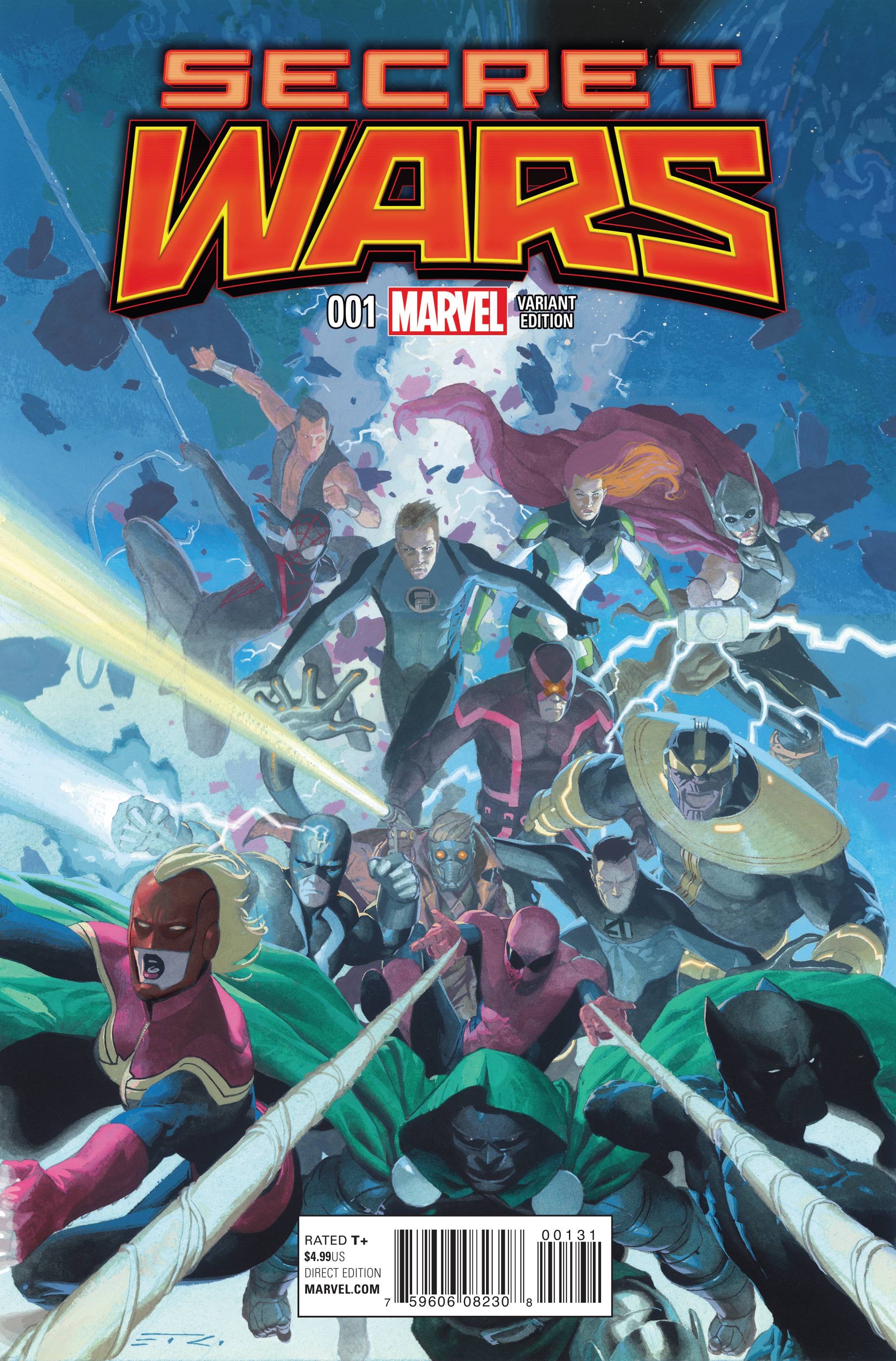 SECRET WARS #1 25 COPY RIBIC VAR