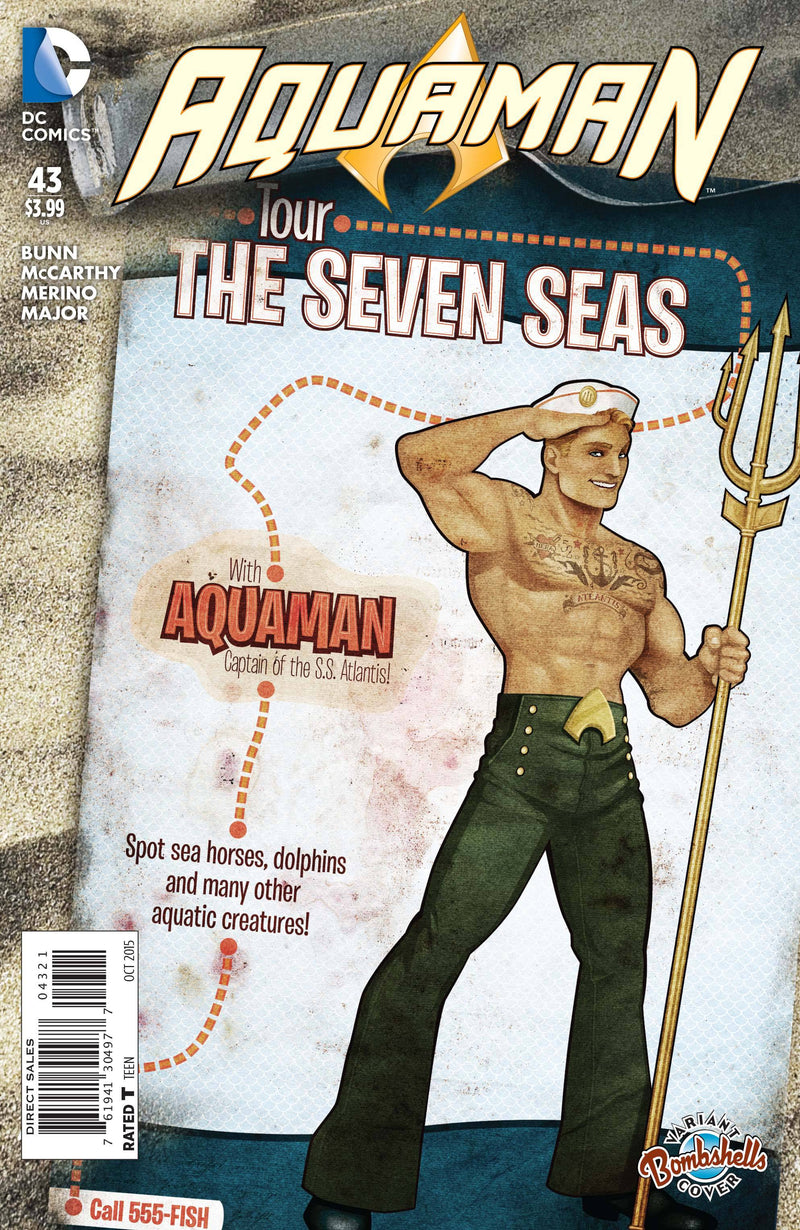 AQUAMAN VOL 5 #43 BOMBSHELLS VAR ED