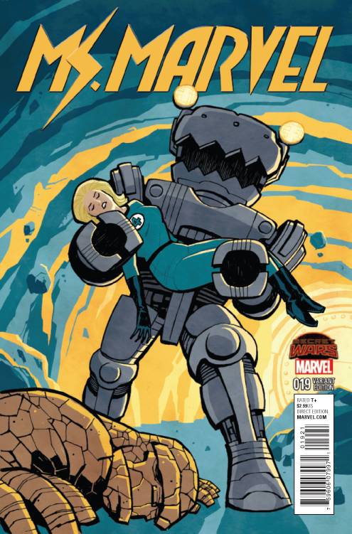 MS MARVEL VOL 3 #19 CHIANG KIRBY MONSTER VAR