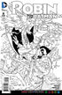 ROBIN SON OF BATMAN #8 ADULT COLORING BOOK VAR ED