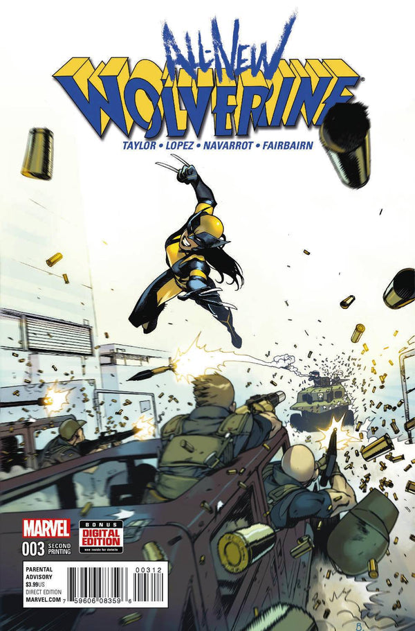 ALL NEW WOLVERINE (2016) #3 BENGAL 2ND PTG VAR