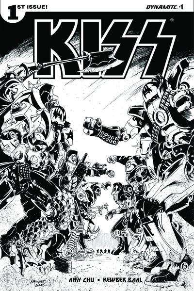 KISS (2016) #1 CVR J 10 COPY BAAL B&W INCV