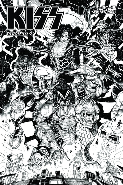 KISS (2016) #2 10 COPY BRADSHAW B&W INCV