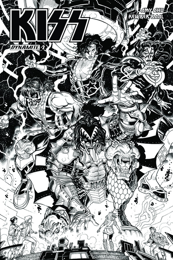 KISS (2016) #2 10 COPY BRADSHAW B&W INCV