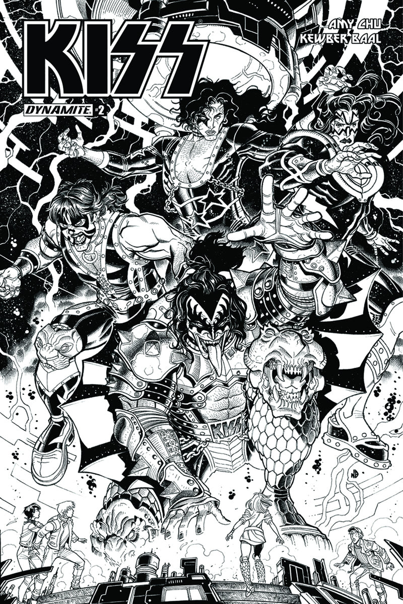 KISS (2016) #2 10 COPY BRADSHAW B&W INCV
