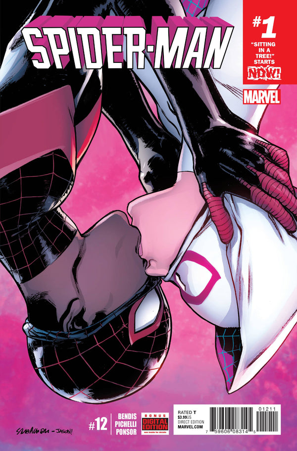 SPIDER-MAN (2016) #12 NOW (FIRST KISS MILES AND GWEN)