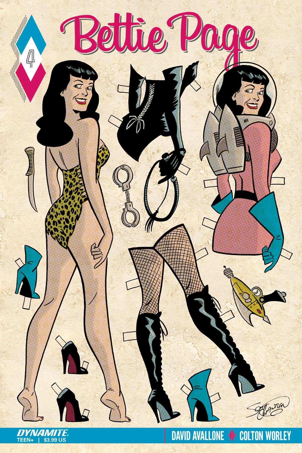 BETTIE PAGE (2017) #4 CVR B CHANTLER