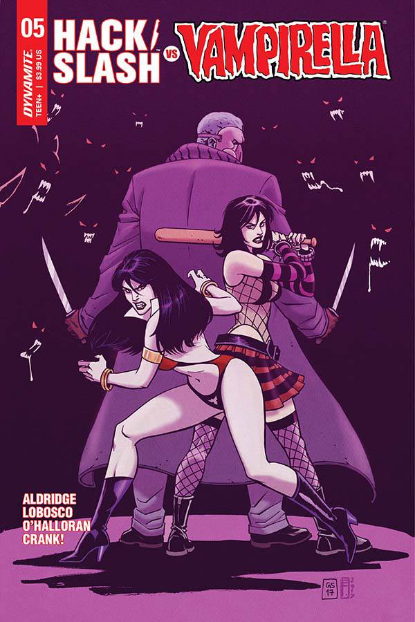 HACK SLASH VS VAMPIRELLA (2017) #5 CVR B SUDZUKA (SHELF WEAR)