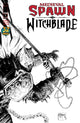MEDIEVAL SPAWN WITCHBLADE #1 CVR C B&W MCFARLANE