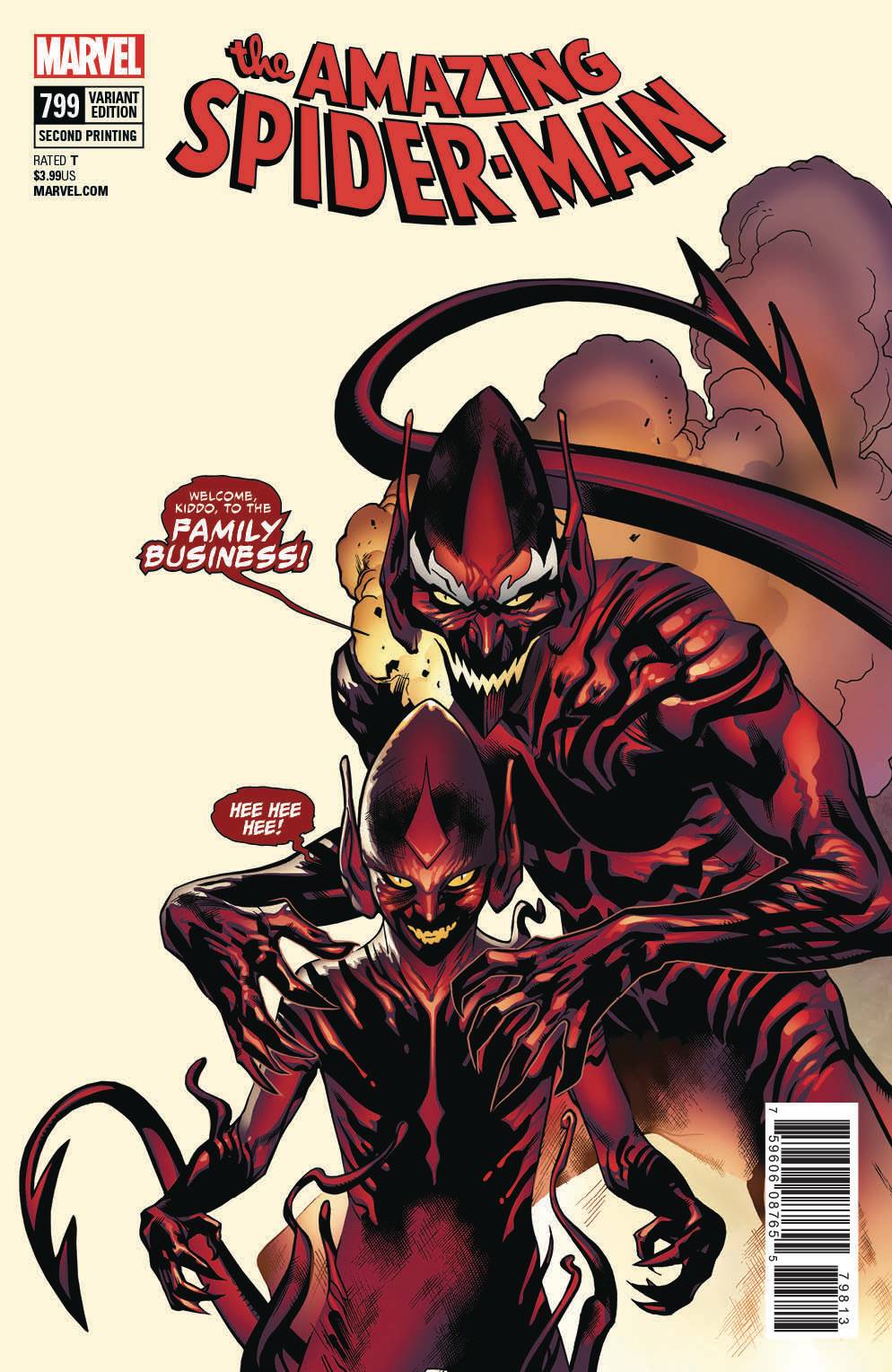 AMAZING SPIDER-MAN (2015) #799 2ND PTG IMMONEN VAR LEG