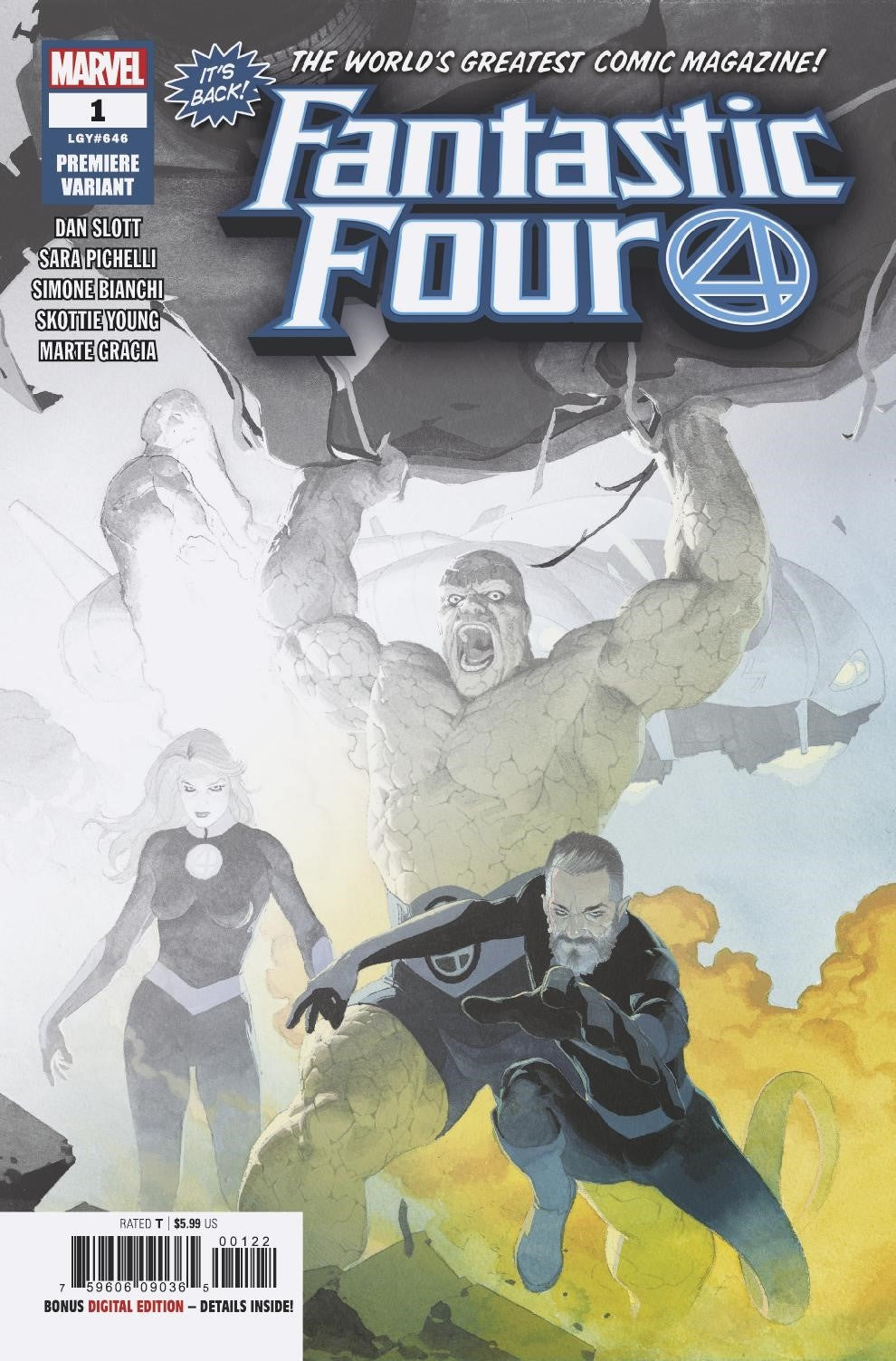 FANTASTIC FOUR VOL 6 #1 RIBIC PREMIERE VAR
