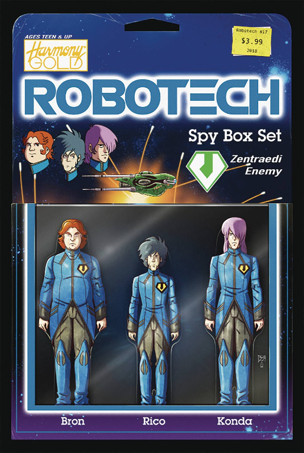 ROBOTECH VOL 3 #17 CVR B ACTION FIGURE VAR