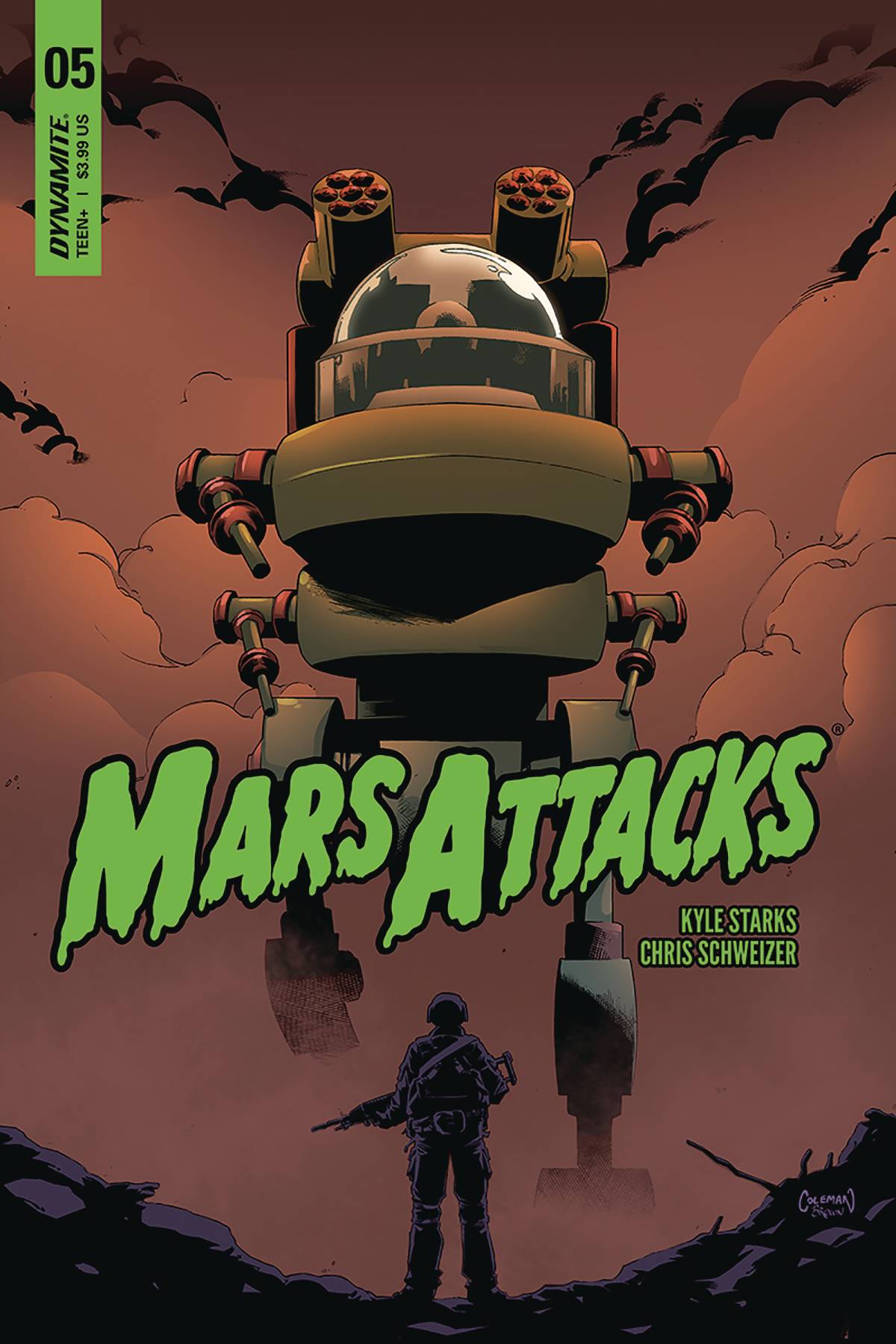 MARS ATTACKS VOL 4 #5 CVR B COLEMAN