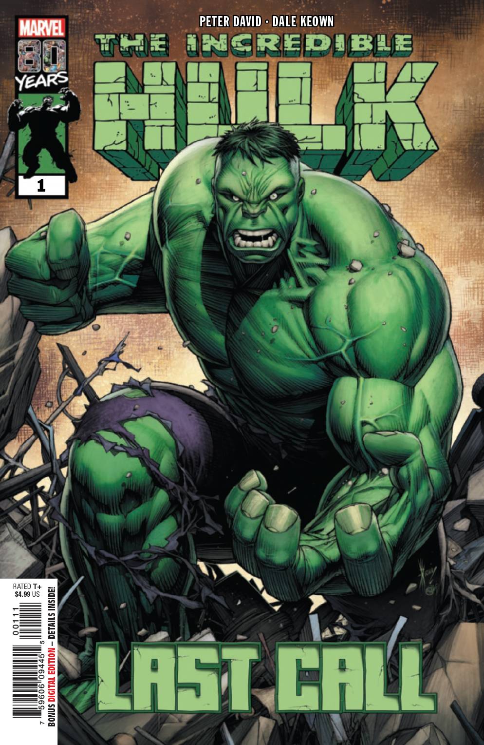INCREDIBLE HULK LAST CALL (2019) #1