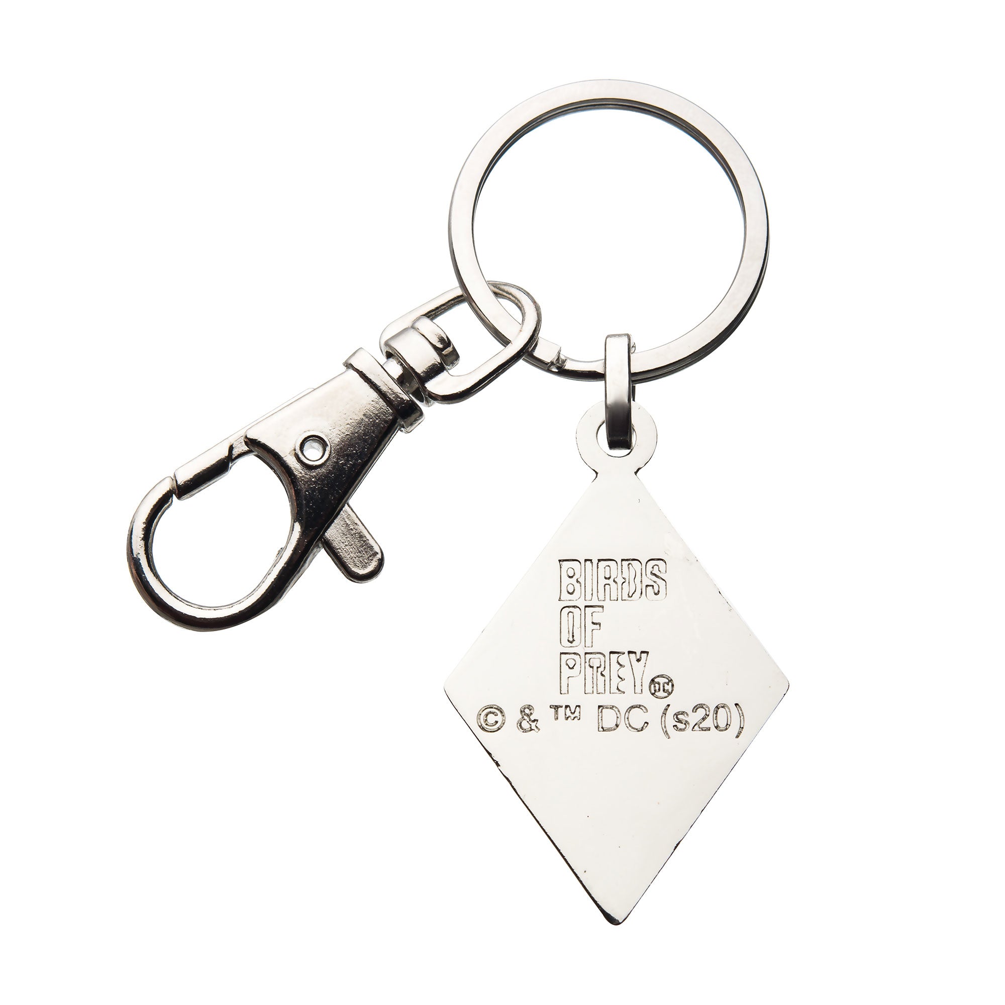 DC BIRDS OF PREY HARLEY QUINN SYMBOL KEYCHAIN