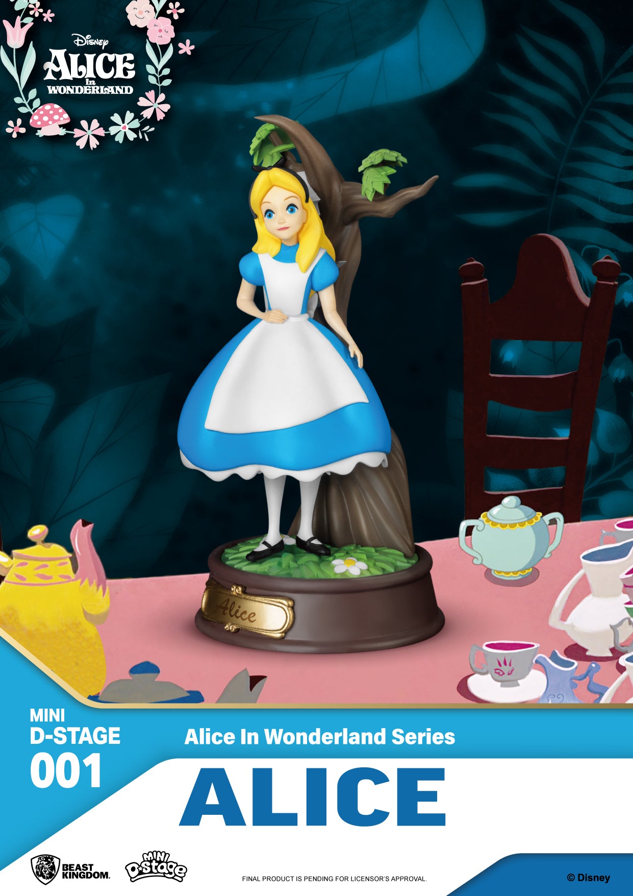 ALICE IN WONDERLAND MINI D-STAGE 001 ALICE STATUE