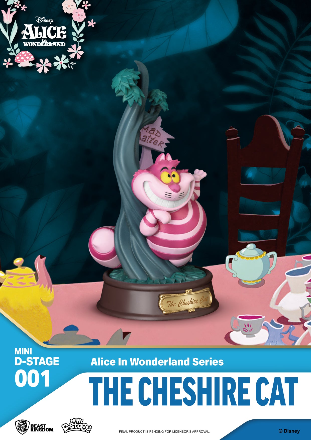 ALICE IN WONDERLAND MINI D-STAGE 001 CHESHIRE CAT STATUE