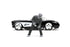 HOLLYWOOD RIDES 1957 CHEVY CORVETTE W/WOLFMAN 1/24 DIE-CAST VEHICLE