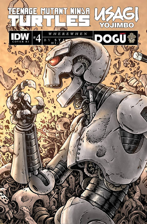 TMNT USAGI YOJIMBO WHEREWHEN (2023) #4 CVR E 50 COPY INCV PETERSEN VAR