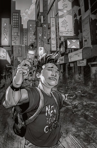 ALMOST DEAD (2023) #2 CVR C 10 COPY RYAN BENJAMIN B&W INCV VAR