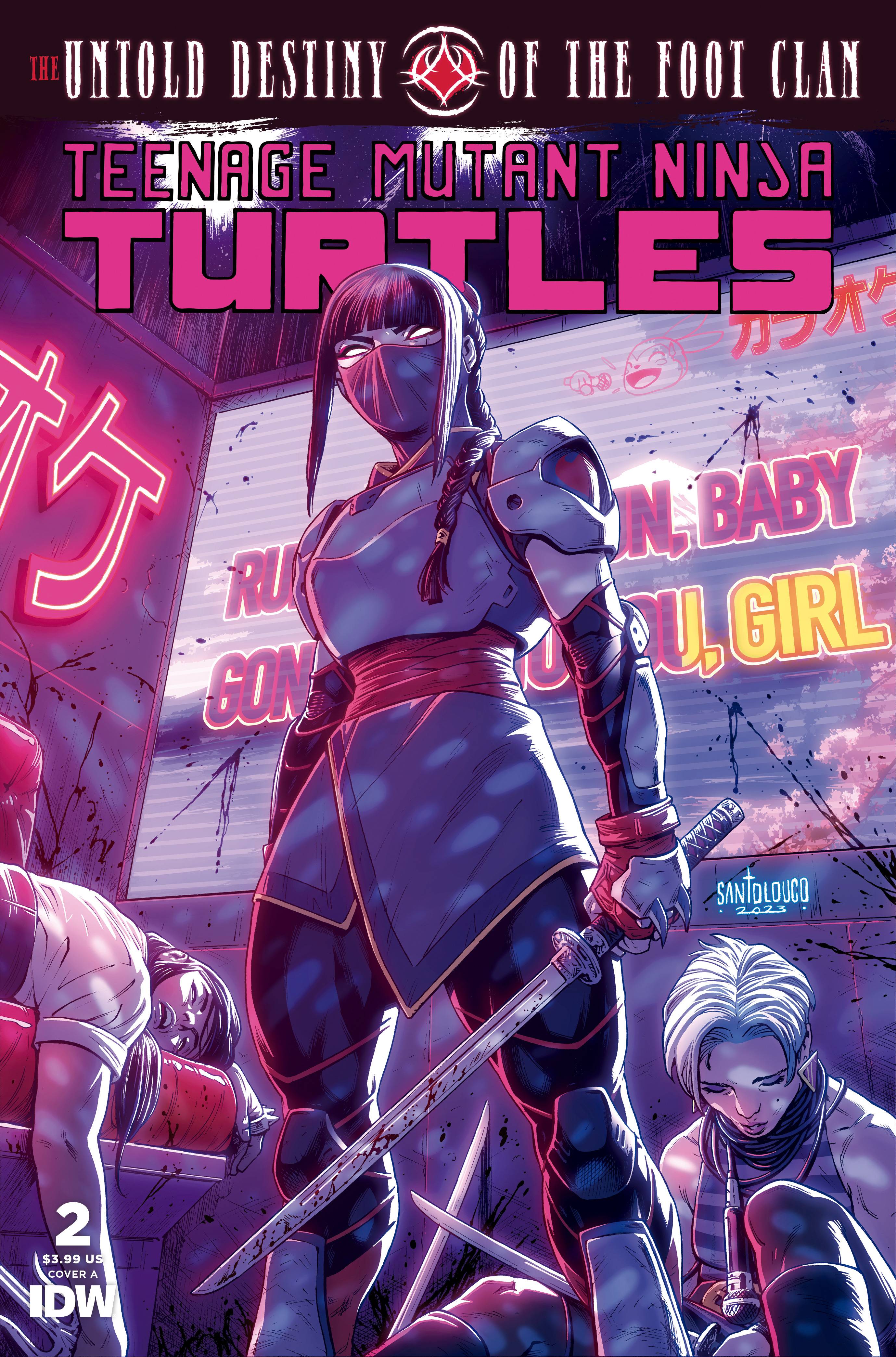 TMNT UNTOLD  DESTINY OF FOOT CLAN (2024) #2 CVR A SANTOLOUCO