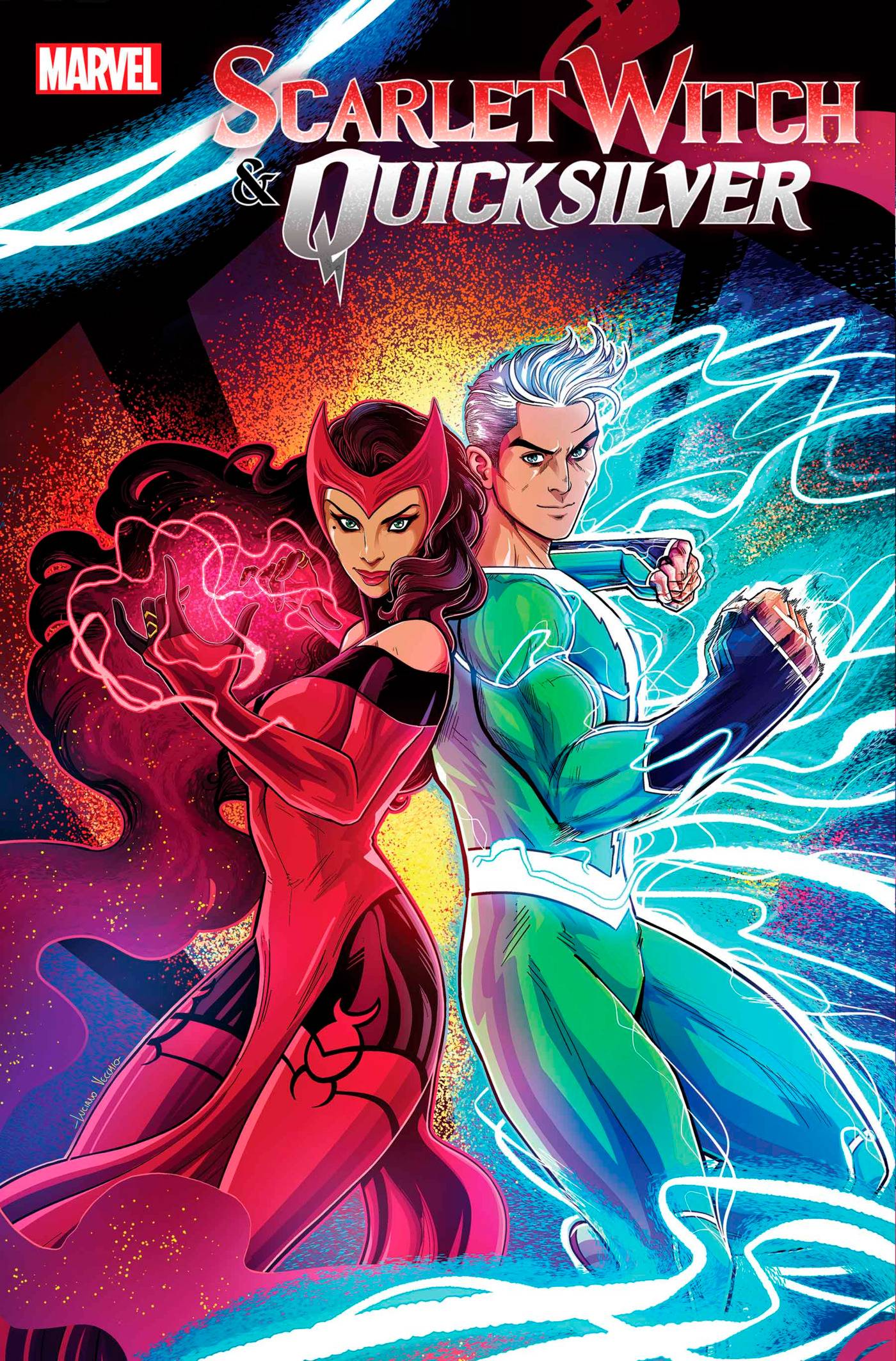 SCARLET WITCH AND QUICKSILVER (2024) #1 LUCIANO VECCHIO FOIL VAR